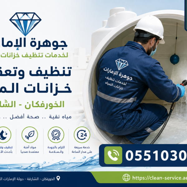 شركة تنظيف خزانات المياه في خورفكان