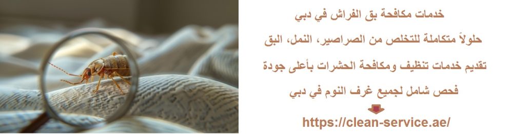 خدمات مكافحة بق الفراش في دبي