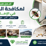 أفضل طريقة لمكافحة الصراصير في الإمارات