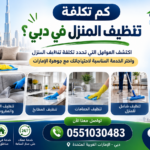 كم تكلفة تنظيف المنزل في دبي